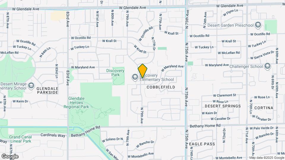 6412 N 78th Ln Map and Location Details