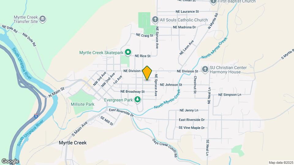 423 NE Johnson St Map and Location Details