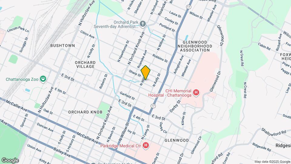 2107 Raulston St Map and Location Details