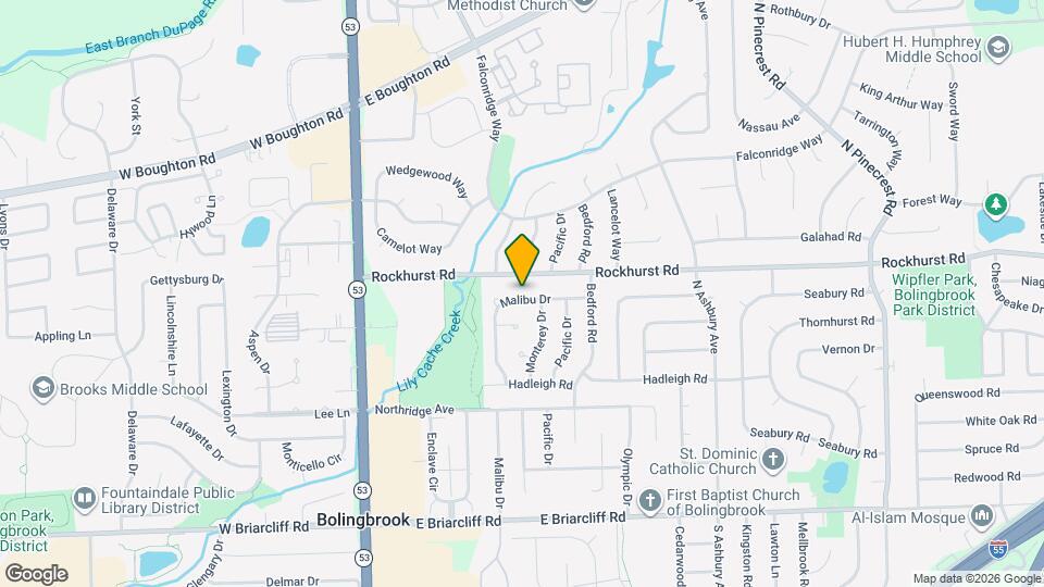 239 Malibu Dr Map and Location Details