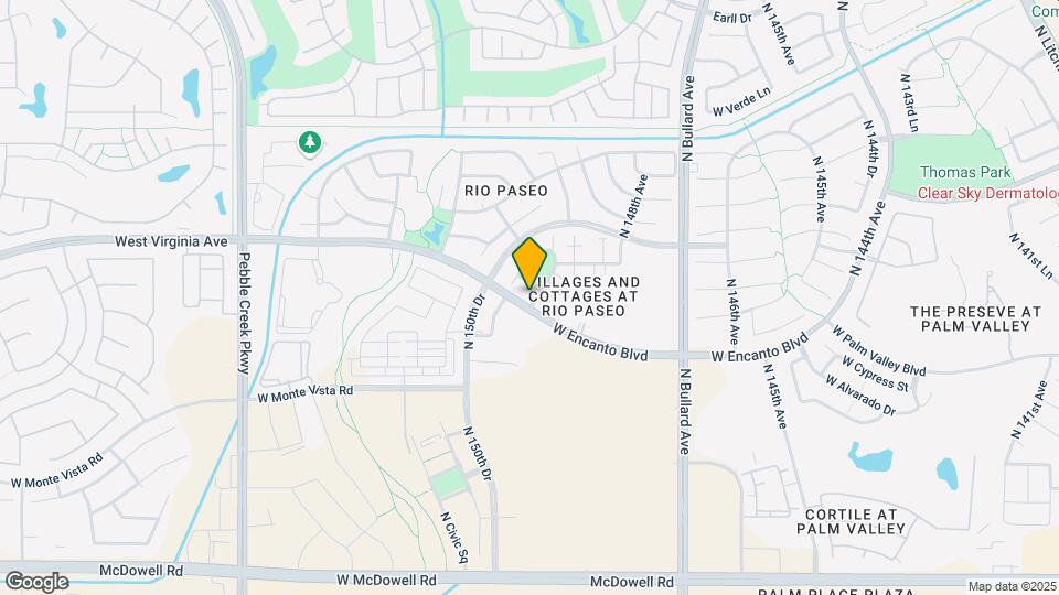 14951 W Wilshire Dr Mapa y Detalles de la Ubicación