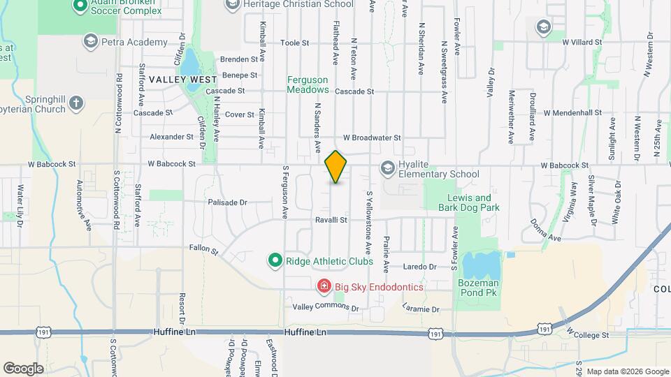 110 N Pondera Ave Map and Location Details