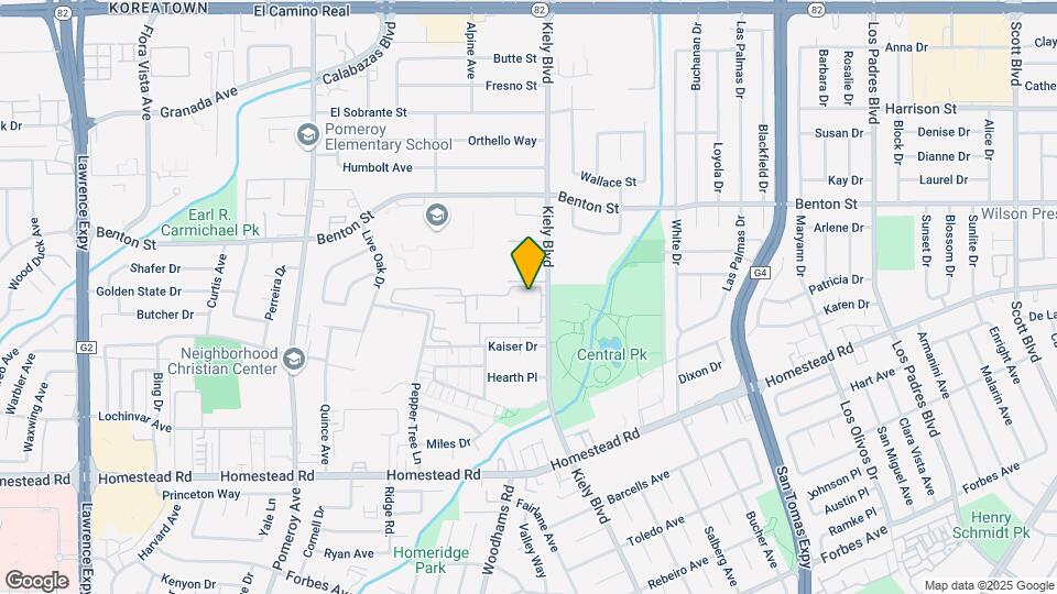986 Kiely Blvd Map and Location Details