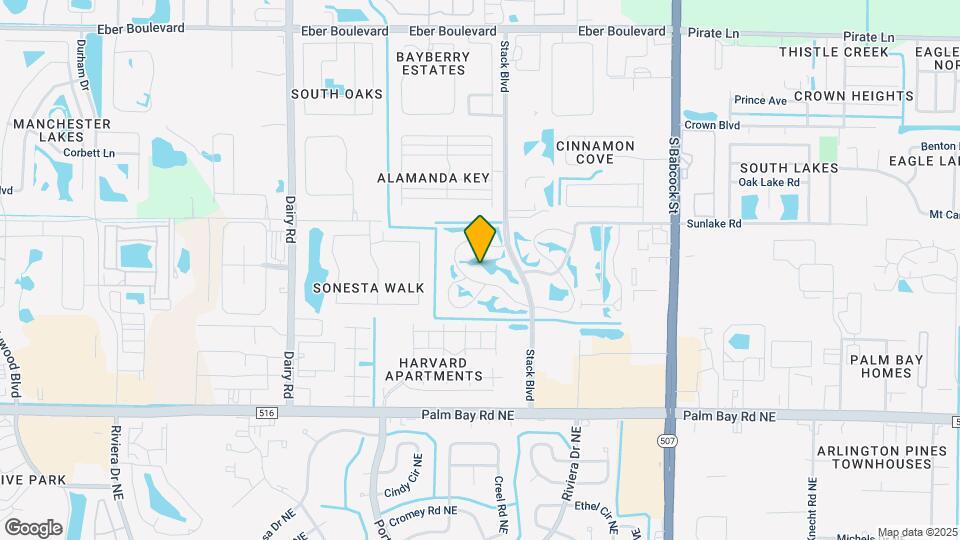 4890 Lake Waterford Way W Map and Location Details
