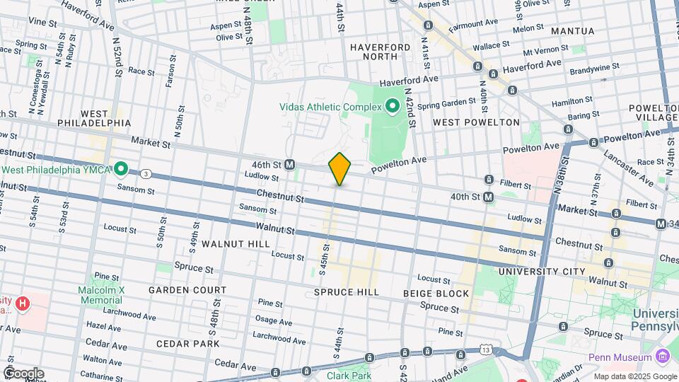31 S 45th St Map and Location Details