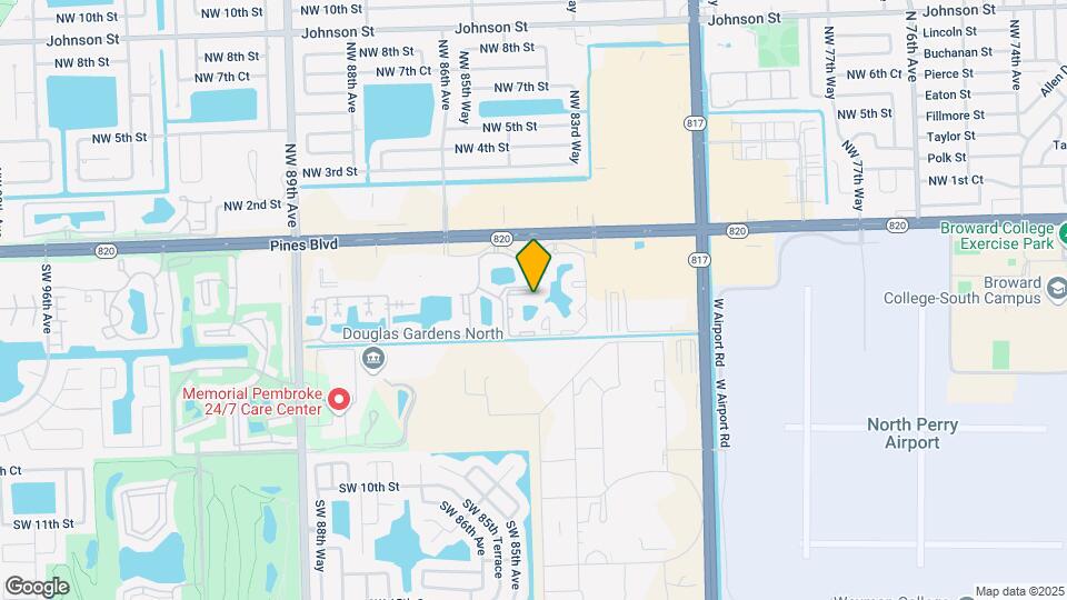 8340 SW 3rd Ct, Unit 102 Map and Location Details