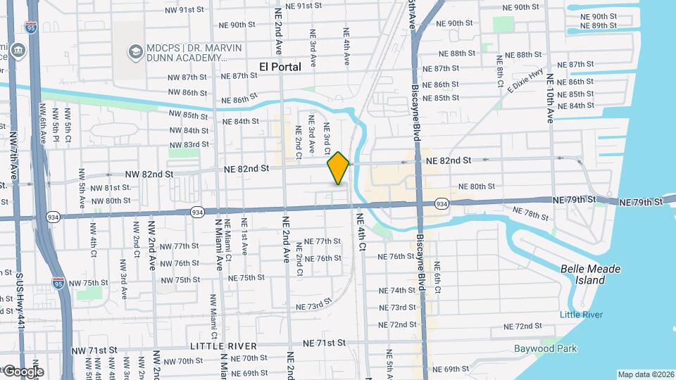 371 NE 80th St Map and Location Details