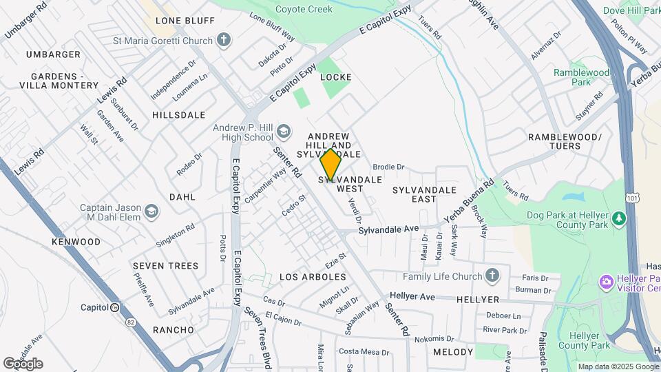 3420 Pitcairn Way Map and Location Details