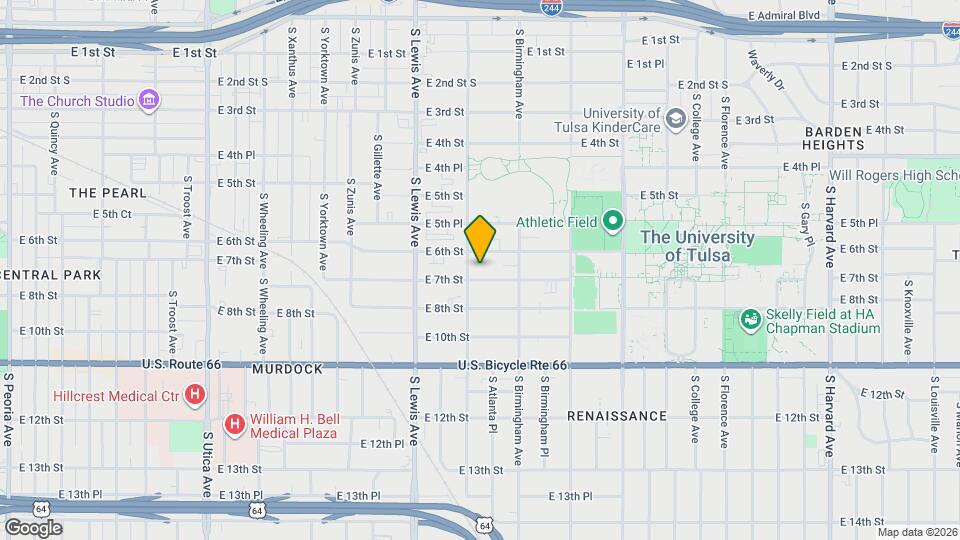 2509 E 7th St Map and Location Details