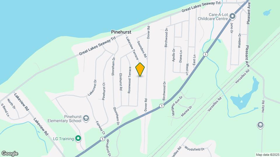 5875 Lakeview Terrace Map and Location Details