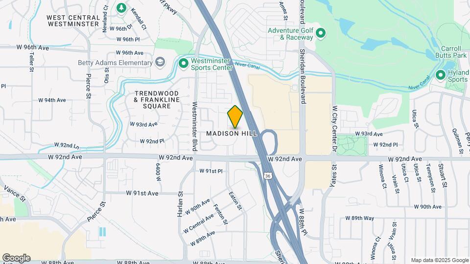 5721 W 92nd Ave Map and Location Details