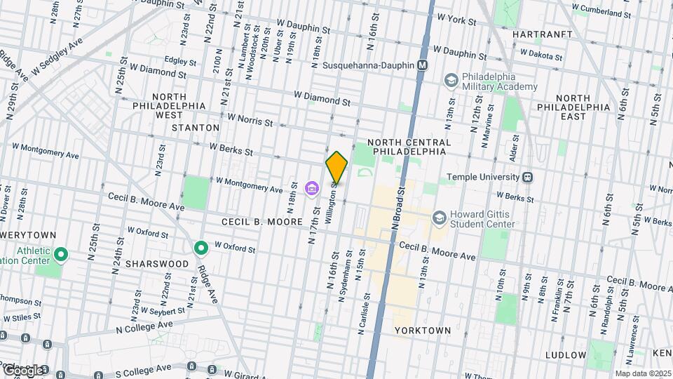 1823 Willington St Map and Location Details