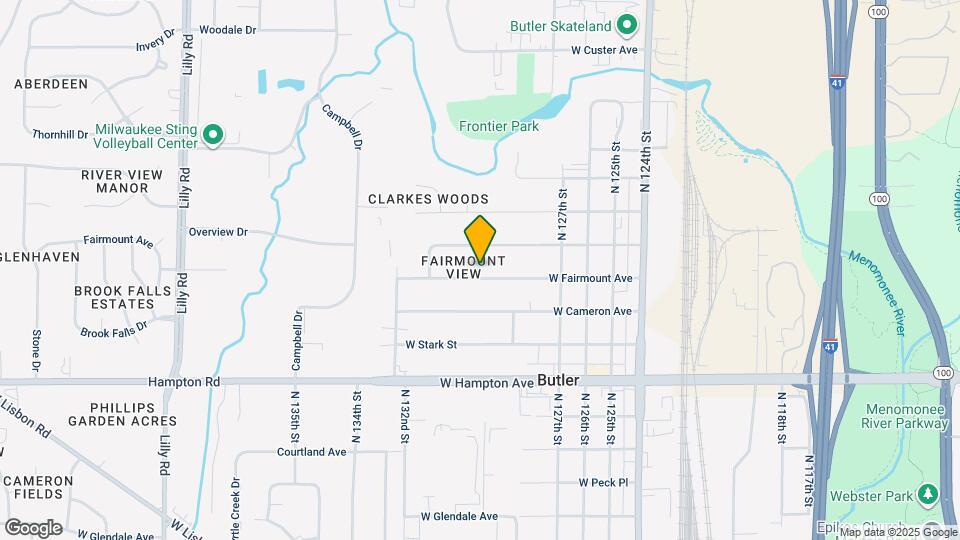 12920 W Fairmount Ave Map and Location Details