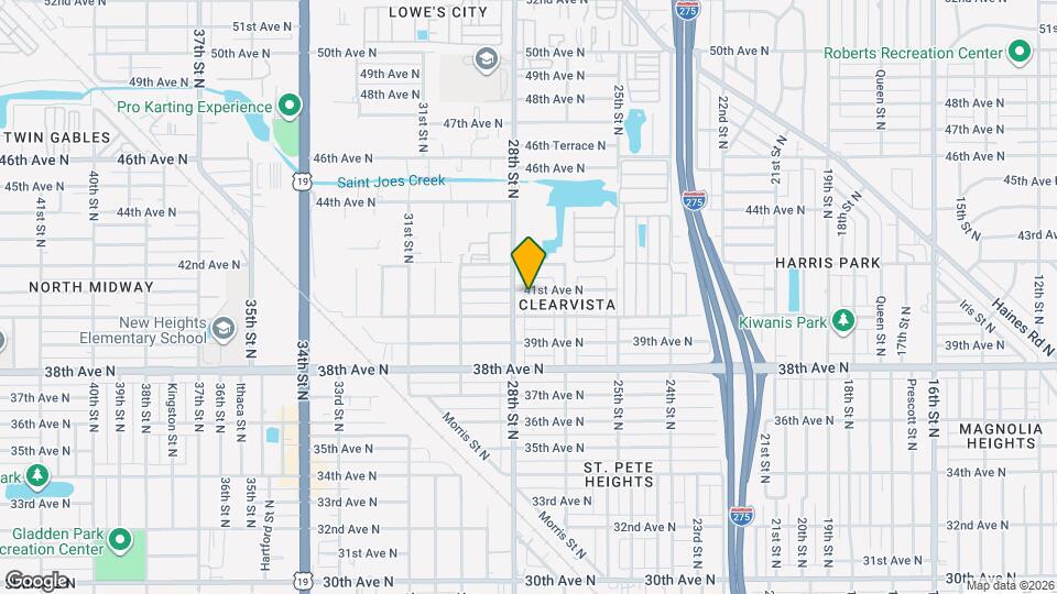 2788 41st Ave N Map and Location Details