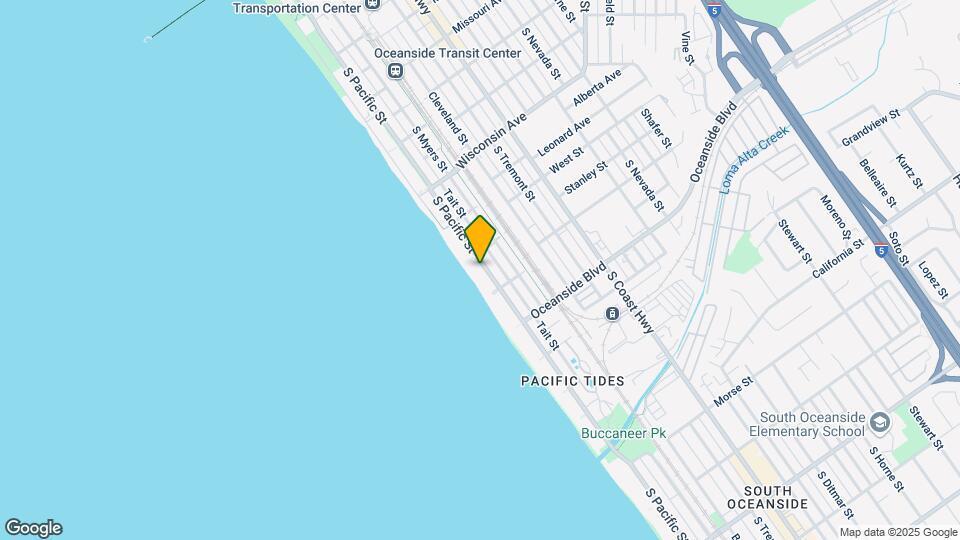 1011 S Pacific St Map and Location Details
