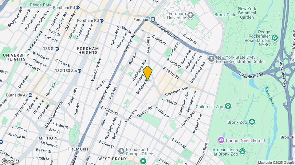 2300 Bathgate Ave Mapa y Detalles de la Ubicación