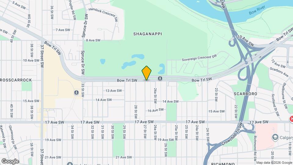 Verdant at Bow Trail Map and Location Details