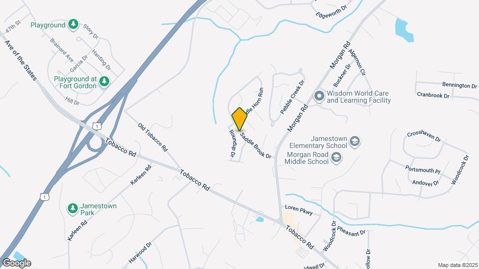 3319 Saddle Brook Dr Map and Location Details