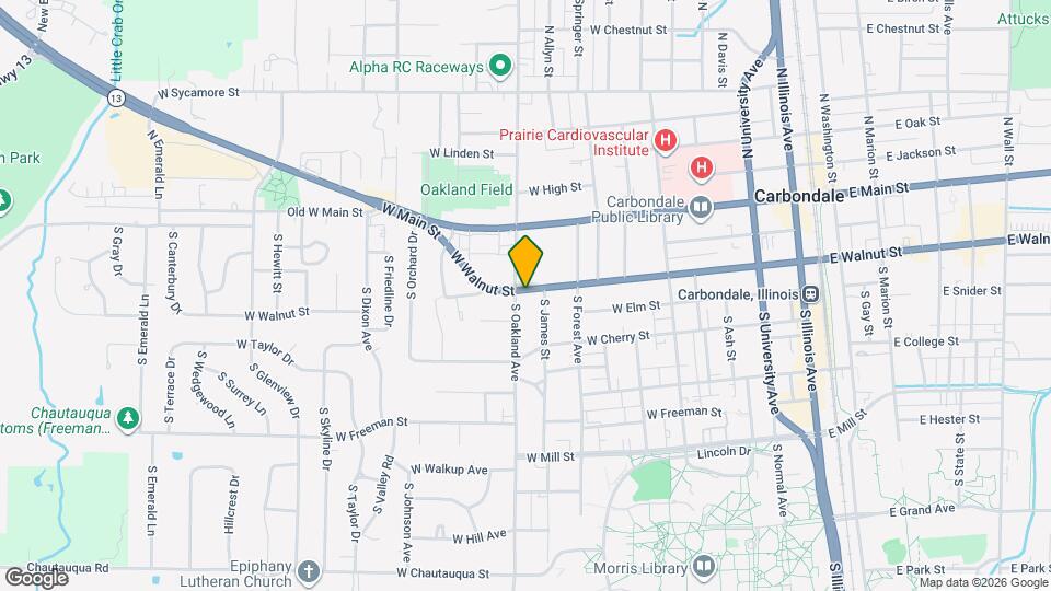 817 W Walnut St Map and Location Details