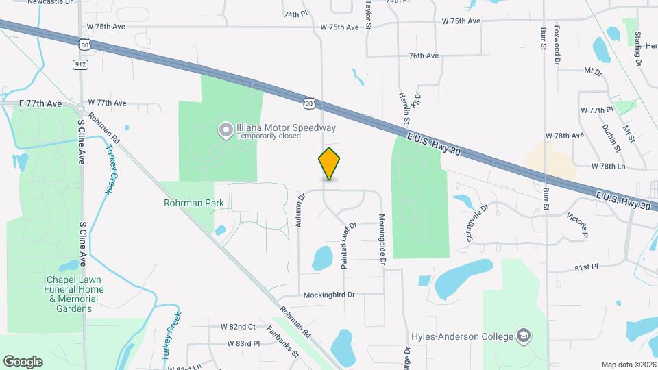 2607 Harvest Dr Map and Location Details