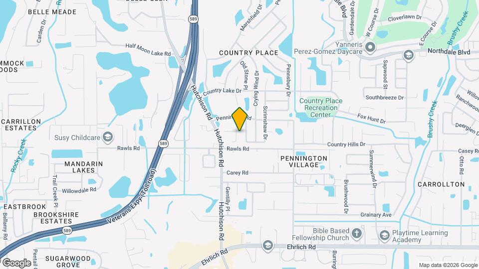 15713 Woodshed Pl Map and Location Details