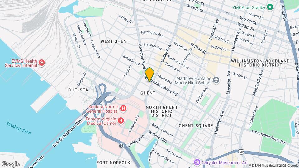 800 Graydon Ave Map and Location Details