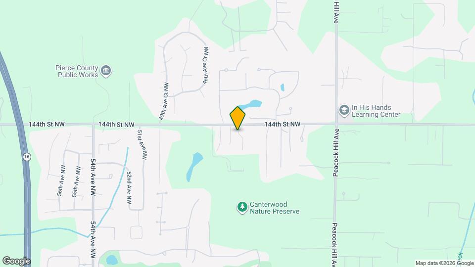 14304 44th Ave Ct NW Map and Location Details