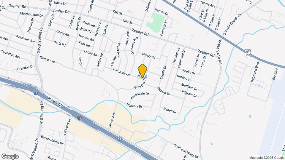 1711 Grey Fox Trail Map and Location Details