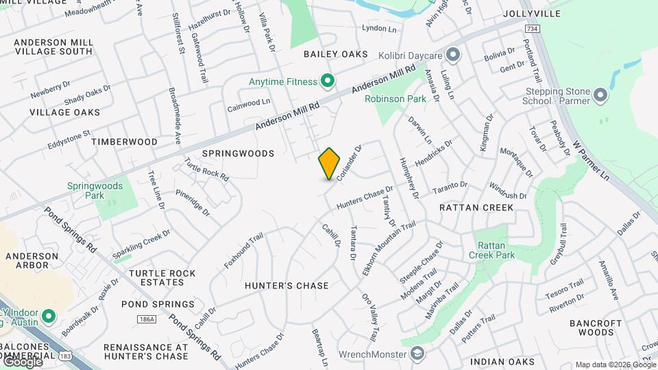 13004 Coriander Dr Map and Location Details