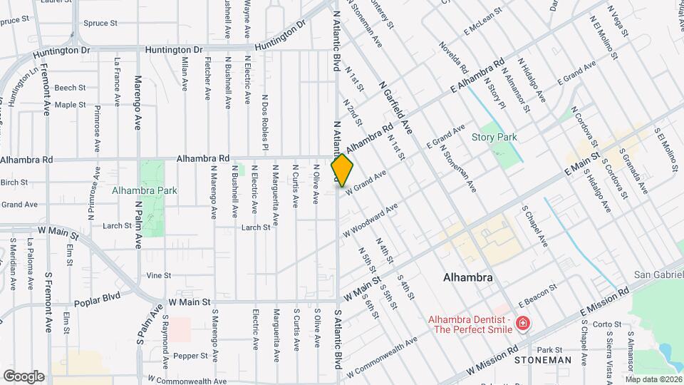 401 W Grand Ave Map and Location Details