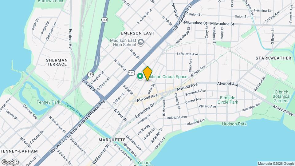 2087 Winnebago St, Unit 3 Map and Location Details