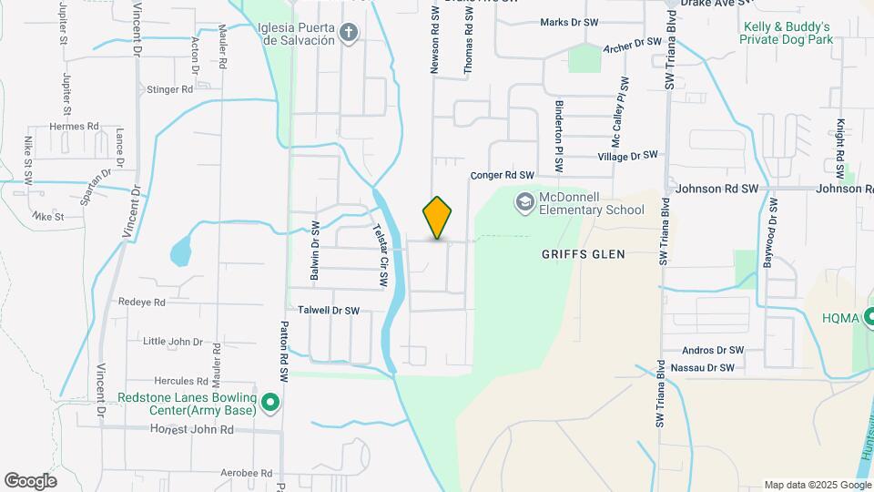 3907 Grunden Dr SW Map and Location Details