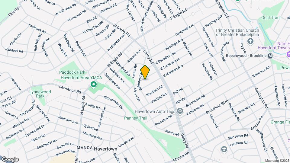 Oakmont - Havertown Map and Location Details