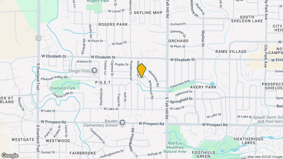 2224 Clearview Ave Mapa y Detalles de la Ubicación