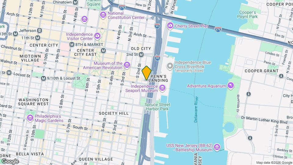 142 S Front St Map and Location Details