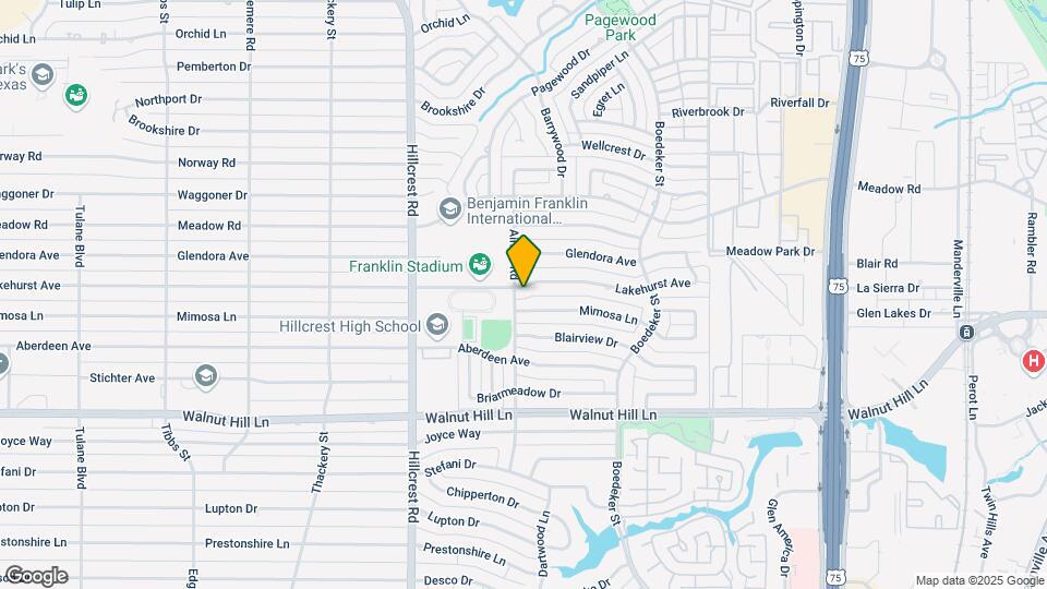 7106 Lakehurst Ave Map and Location Details