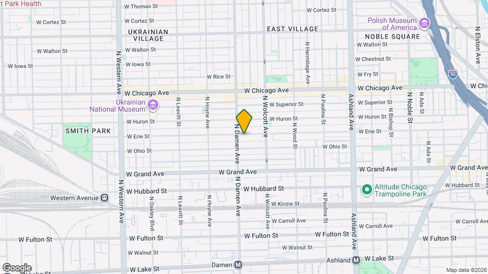 1947 W Erie St Map and Location Details