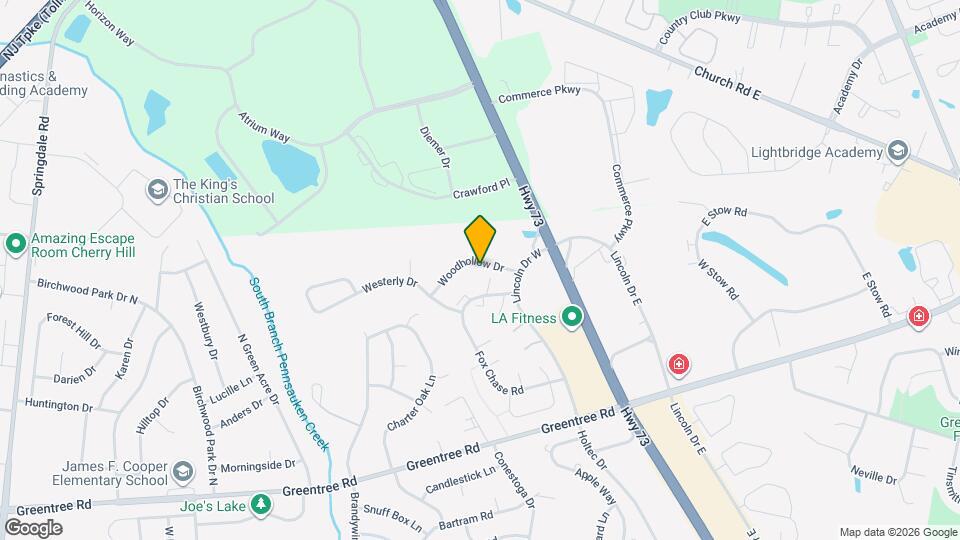 1005 Woodhollow Dr Map and Location Details