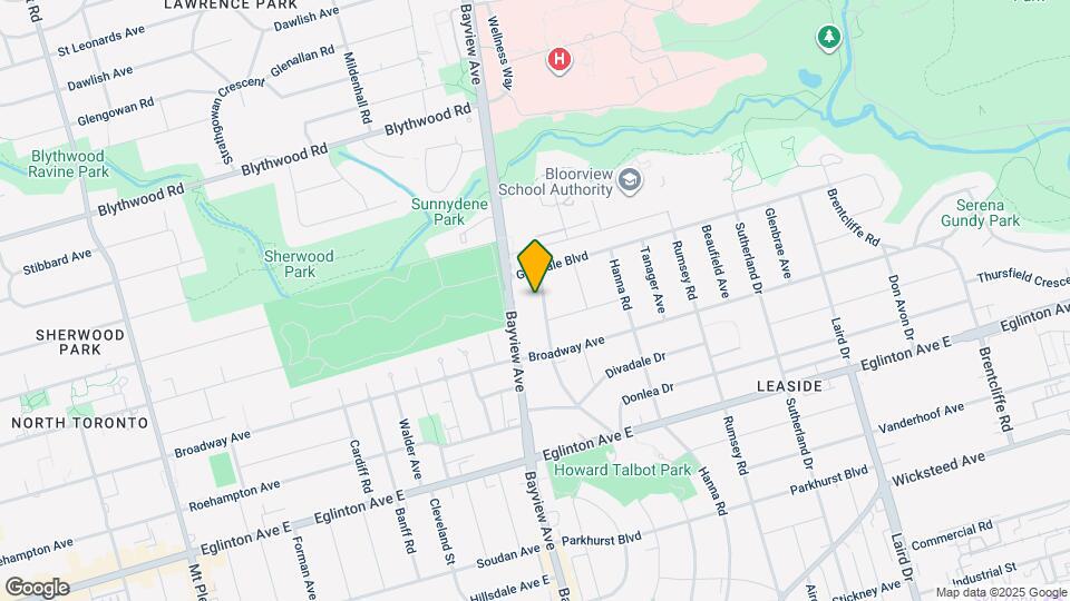 354 Bessborough Dr Map and Location Details