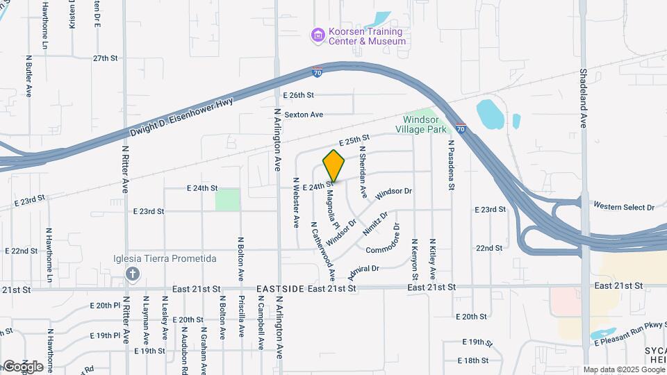 2343 Magnolia Pl Map and Location Details
