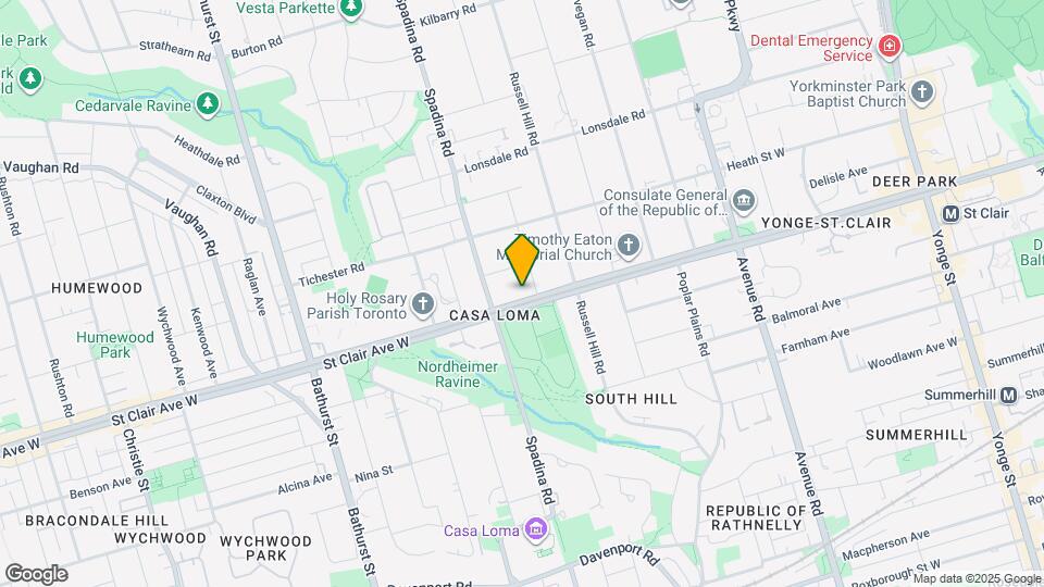 6 Parkwood Av Map and Location Details