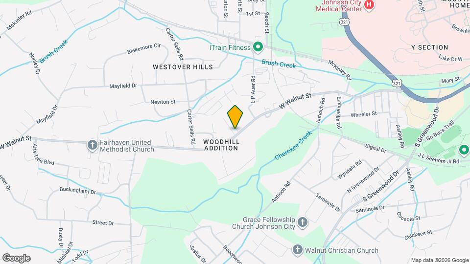 2822 W Walnut St Map and Location Details