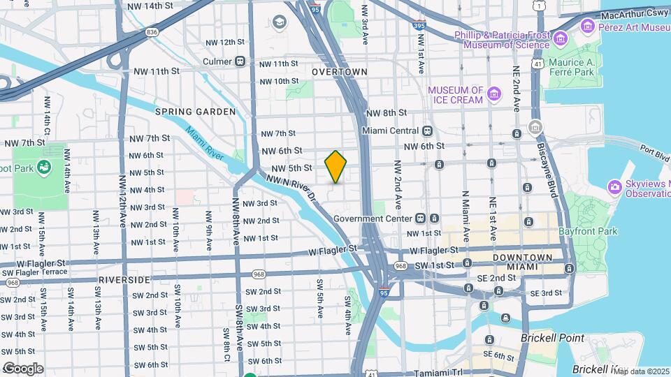418 NW 4th St Map and Location Details