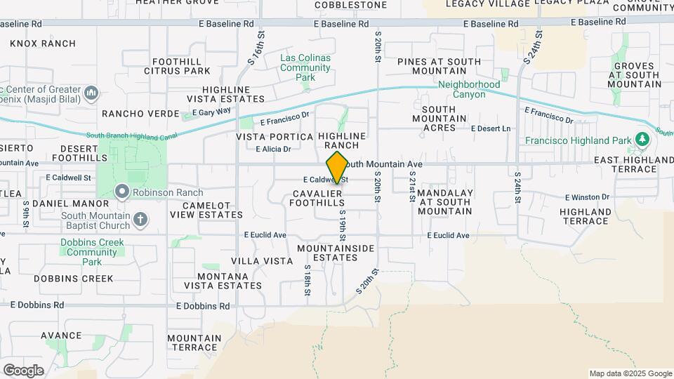 8434 S 19th St Map and Location Details