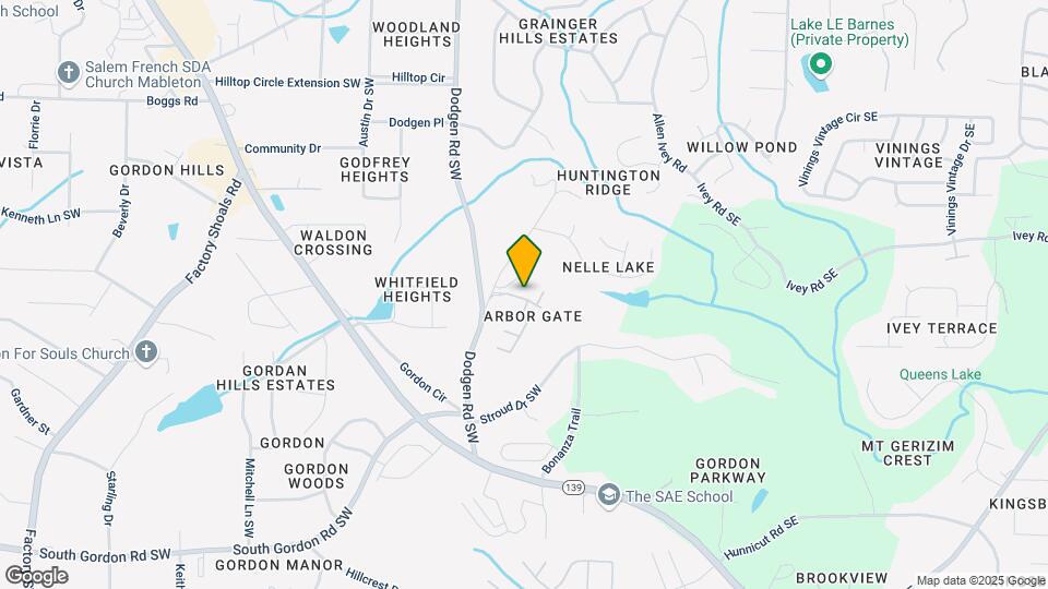 6465 Arbor Gate Dr SW Map and Location Details