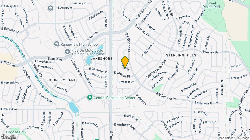 2527 S Andes Cir Map and Location Details
