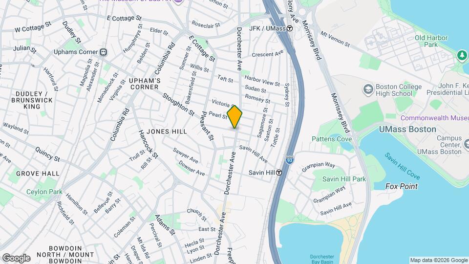 1079 Dorchester Ave, Unit 3 Map and Location Details