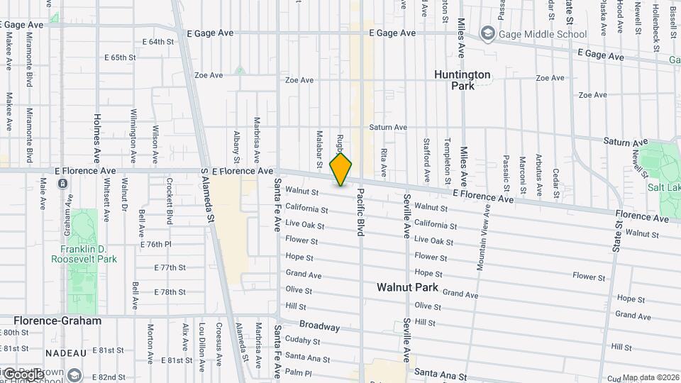 2541 Walnut St, Unit UnitB Map and Location Details