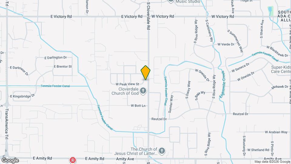 3744 S Antler Ridge Ave Map and Location Details