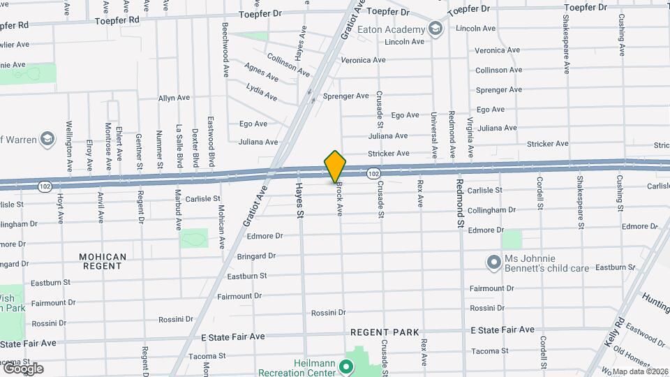 15301 Carlisle St Map and Location Details